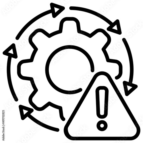 Abnormal Outline Icon