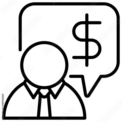 Broker Outline Icon