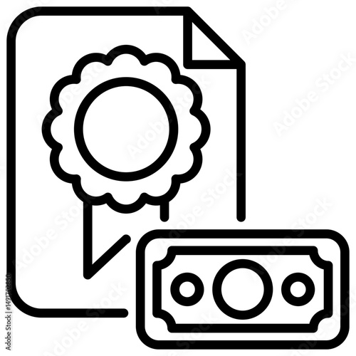 Bond Outline Icon