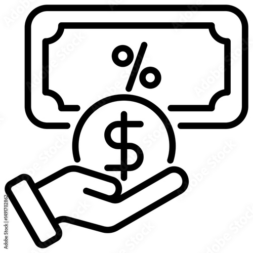 Equity Outline Icon