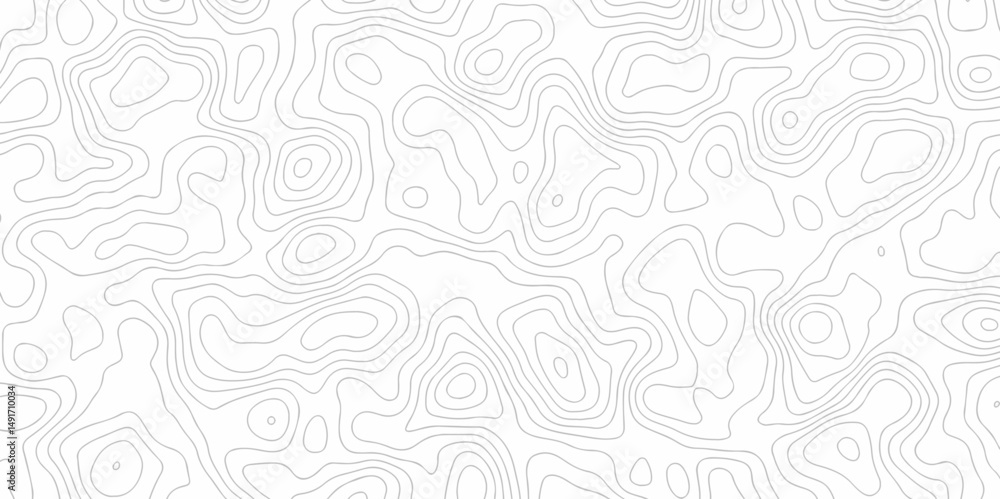 Abstract minimal white curve grid map and topo contour map white background. Topographic contour lines. Seamless pattern with lines Topographic map texture design.
Abstract minimal white curve grid map and topo contour map white background. Topographic contour lines. Seamless pattern with lines Topographic map texture design.