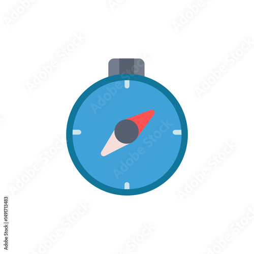 Navigational instrument depiction for graphic use and illustrative purposes
