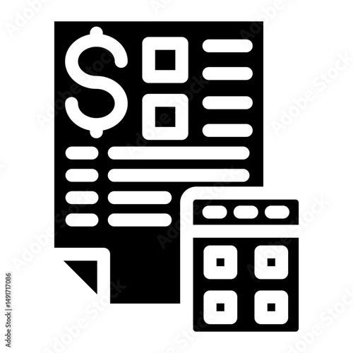 budget deficit icon