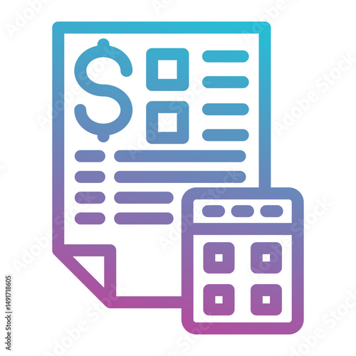 budget deficit icon