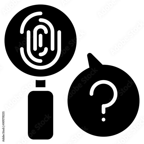 Investigation Glyph Icon