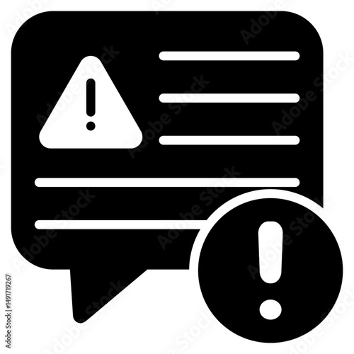 Whistleblower Glyph Icon