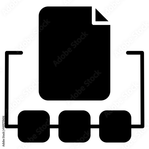 Data Patterns Glyph Icon