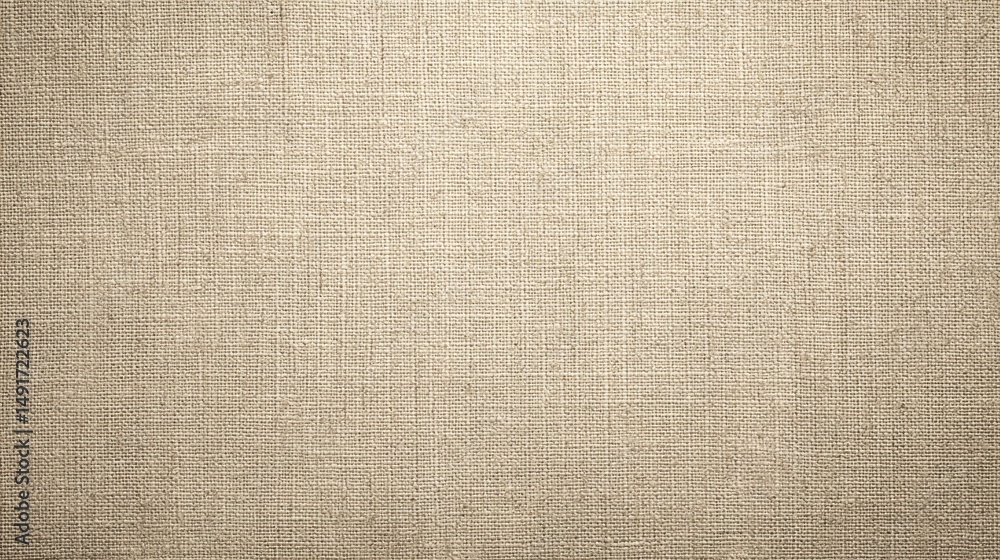 Fototapeta premium Light beige linen fabric texture