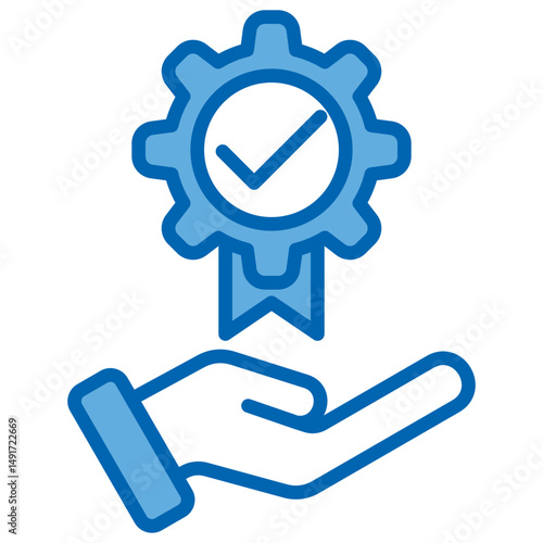 Standard Blue White Icon