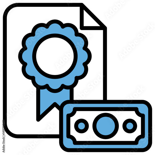 Bond Blue Black Icon