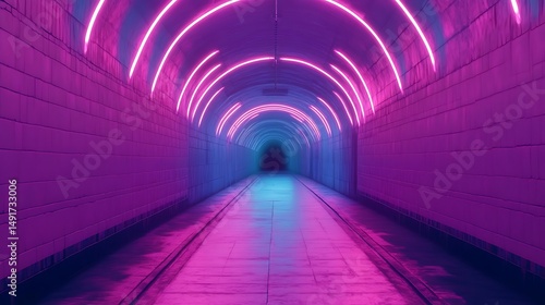 Neon tunnel