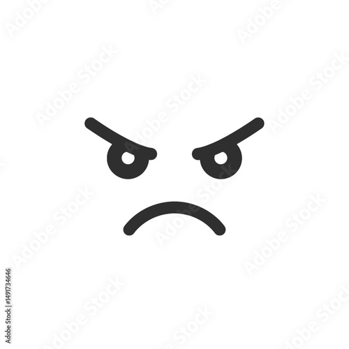 Angry Face Icon