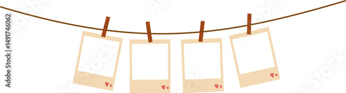 Hanging Polaroid Photo Frame