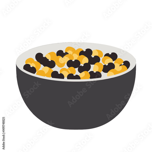Bowl Of Mixed Cereal