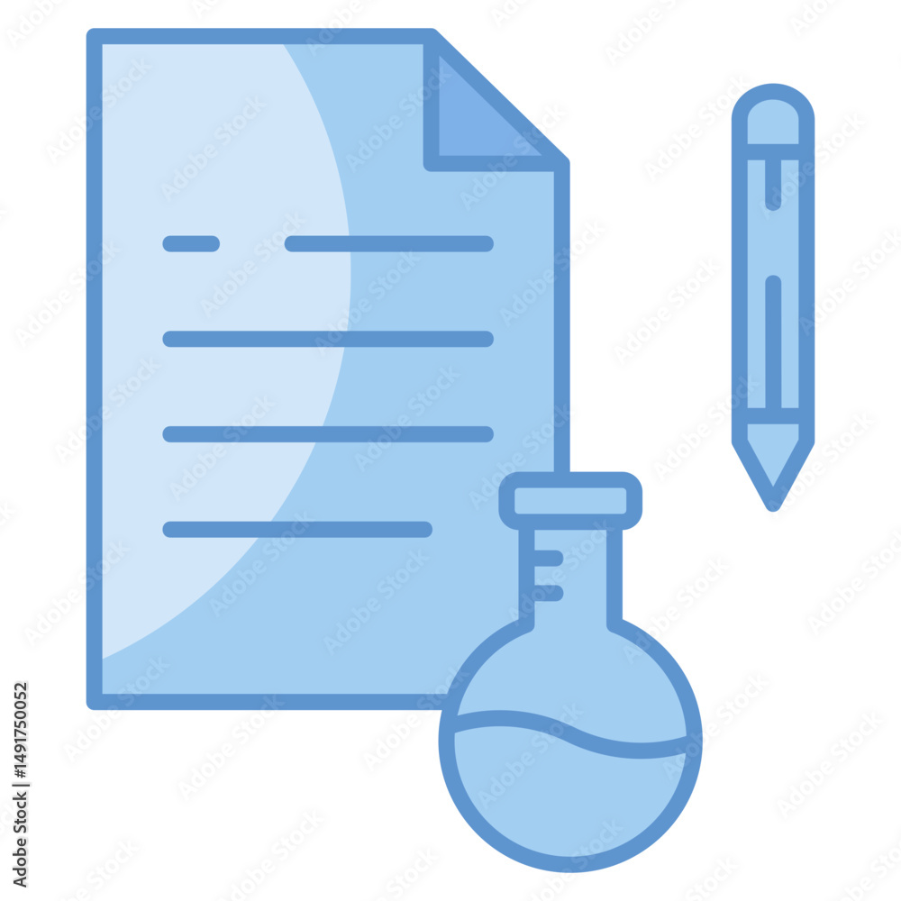 Research Report Icon Element For Design Research Report Icon Element For Design