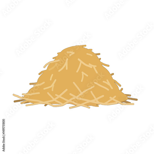 Hay Stack Illustration