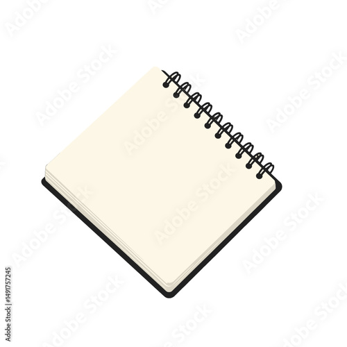 Blank Spiral Bound Notebook