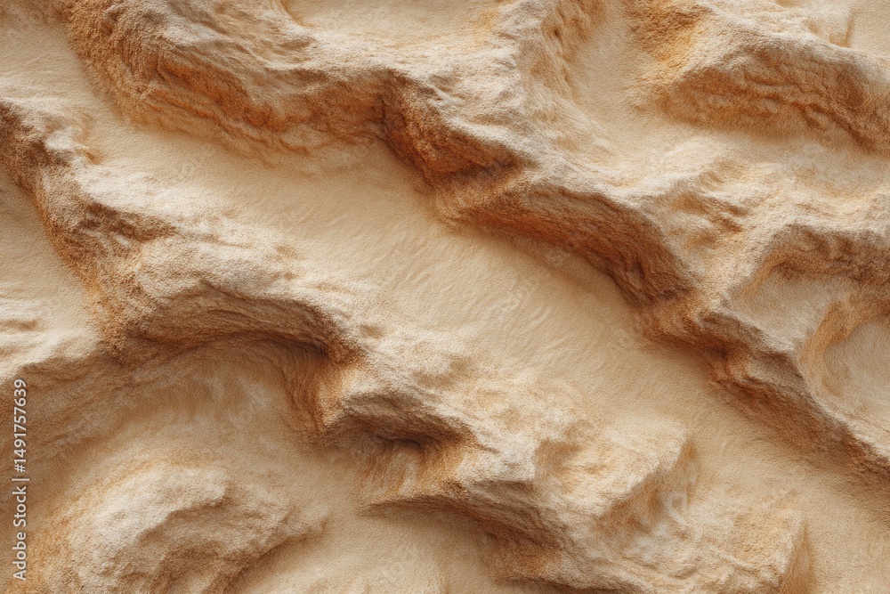 Close-up of Sandstone Surface with Abstract Formations Close-up of Sandstone Surface with Abstract Formations