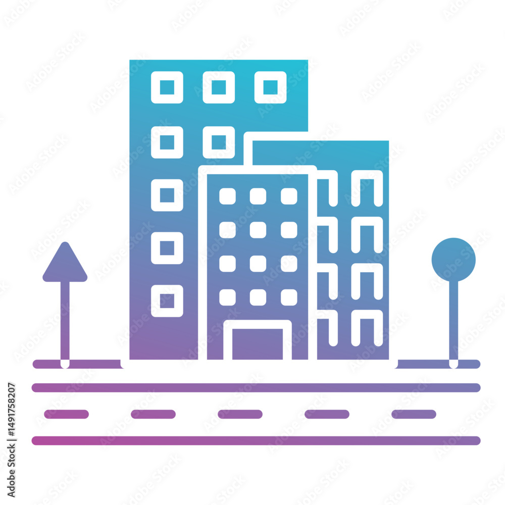 Obraz premium City icon