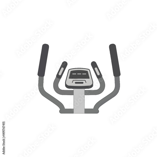 Gray Elliptical Machine Illustration