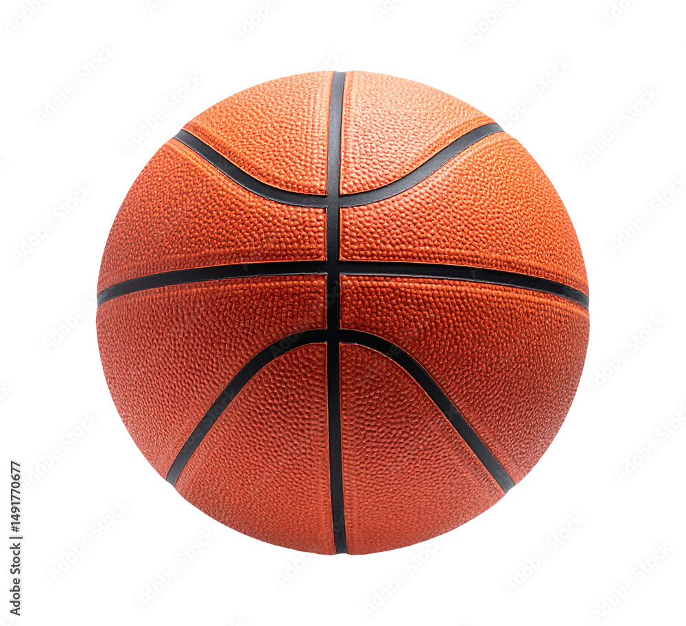 Fototapeta premium basketball isolated on transparent background