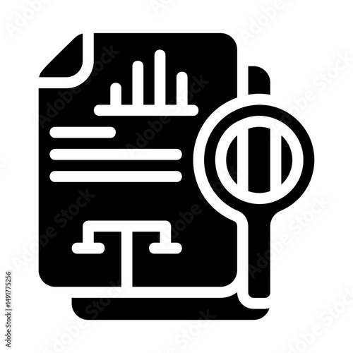 Balance monitoring Solid Icon