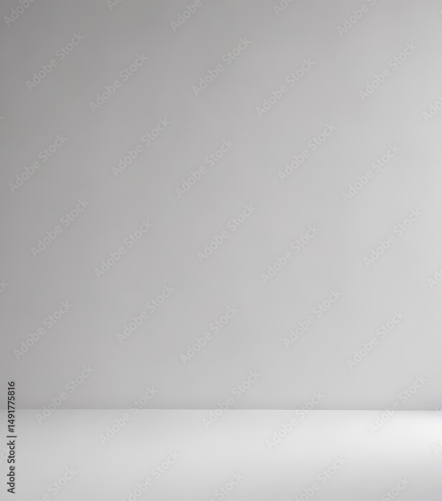 Subtle gray gradient on white studio background, effect, gradient, display Subtle gray gradient on white studio background, effect, gradient, display