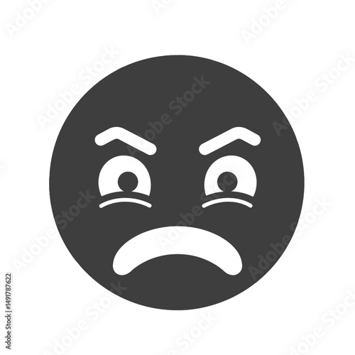 Angry Face Icon