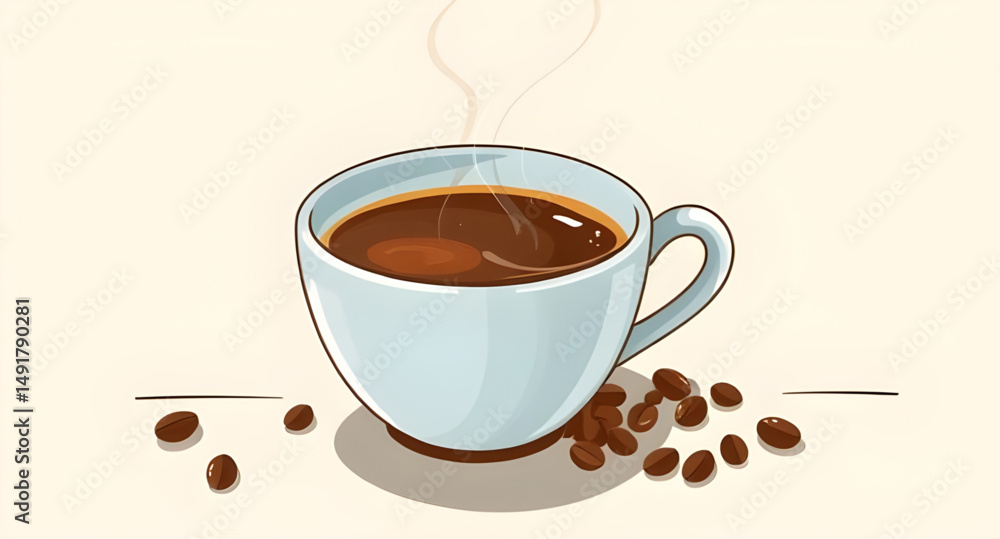 Obraz premium coffee vector