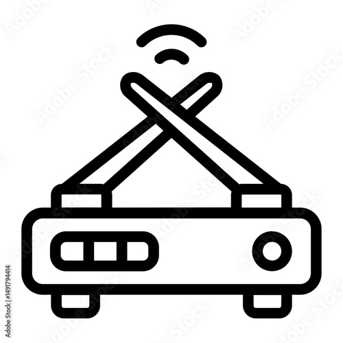 Router with wireless signal and interference block
