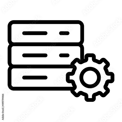 Server with automation gear indicating system control