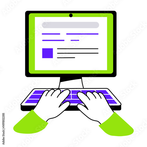 A hand drawn style illustration of apply online