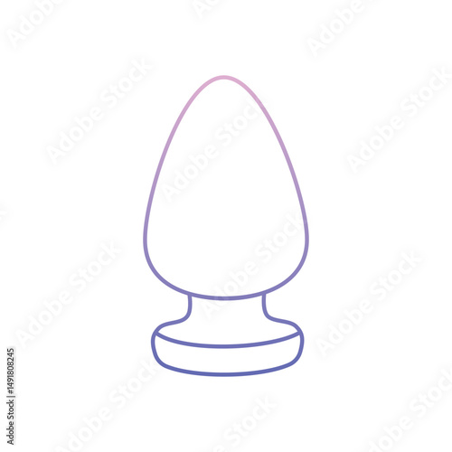 Butt Plug Vector icon