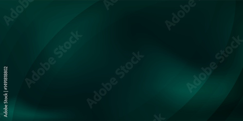 Dark teal green minimal banner calm , Noise intensive Holographic blend blurred smooth transitions tone empty presentation design , futuristic minimal modern luxury premium unique motion elegant page