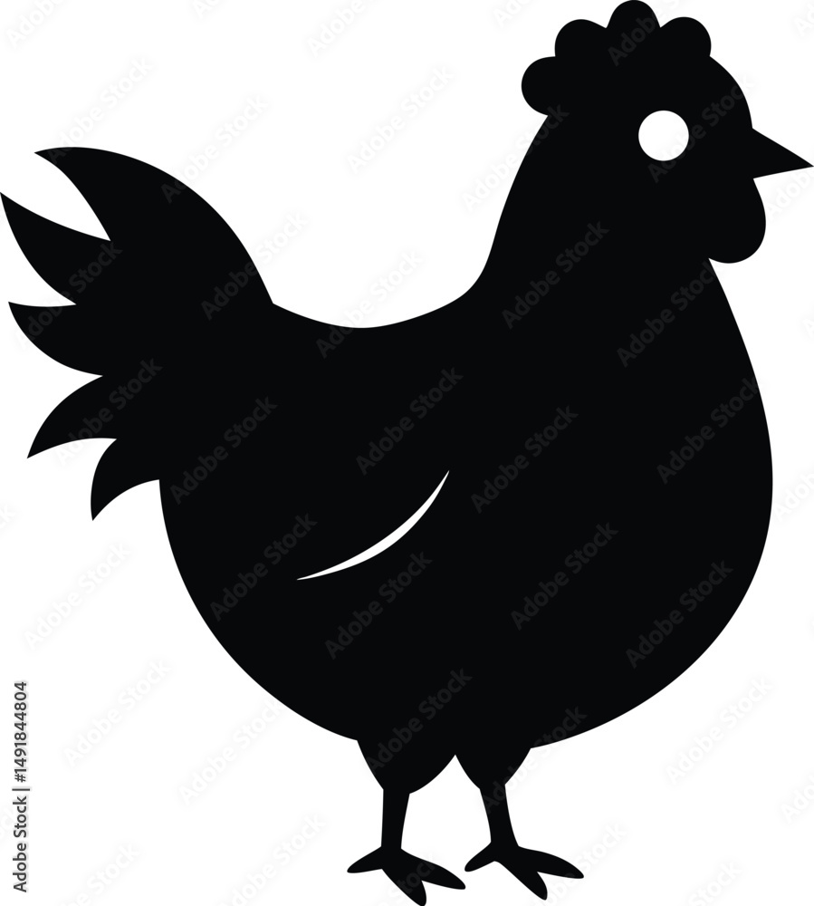 Fototapeta premium hen and chicken