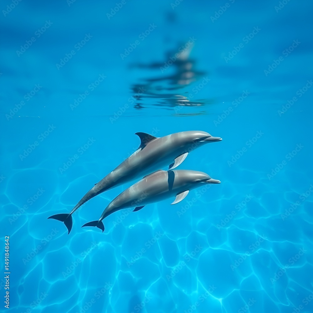 Fototapeta premium Graceful Giraffe Stands Tall Beneath the Bright Savannah Sky