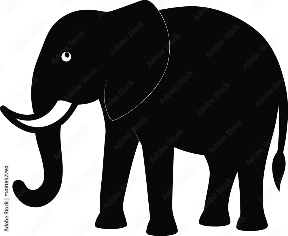 Obraz premium elephant vector illustration