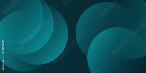 Dark blue abstract background with glowing curve. Shiny blue gradient geometric element. Dynamic curved lines graphic. Modern futuristic technology concept.