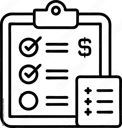 Budget Planning vector icon