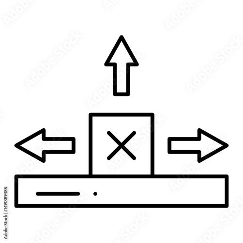 Friction Heat line icon