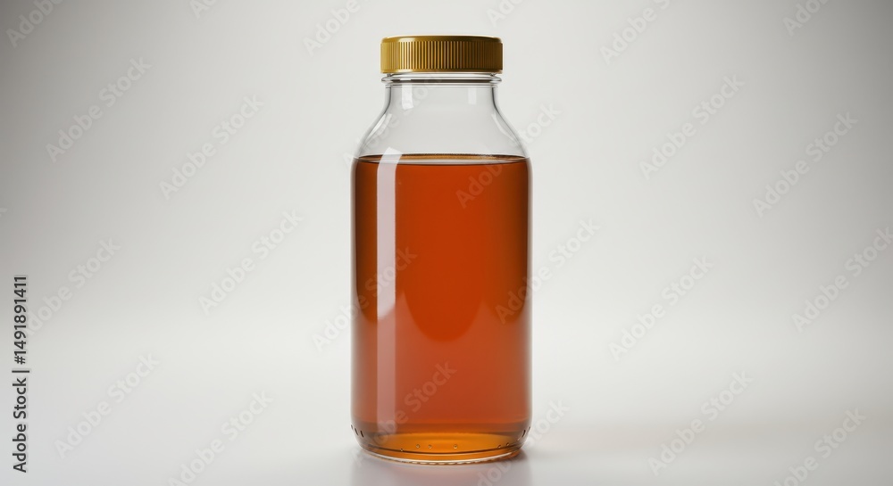 Pure Honey in Glass Bottle Pure Honey in Glass Bottle