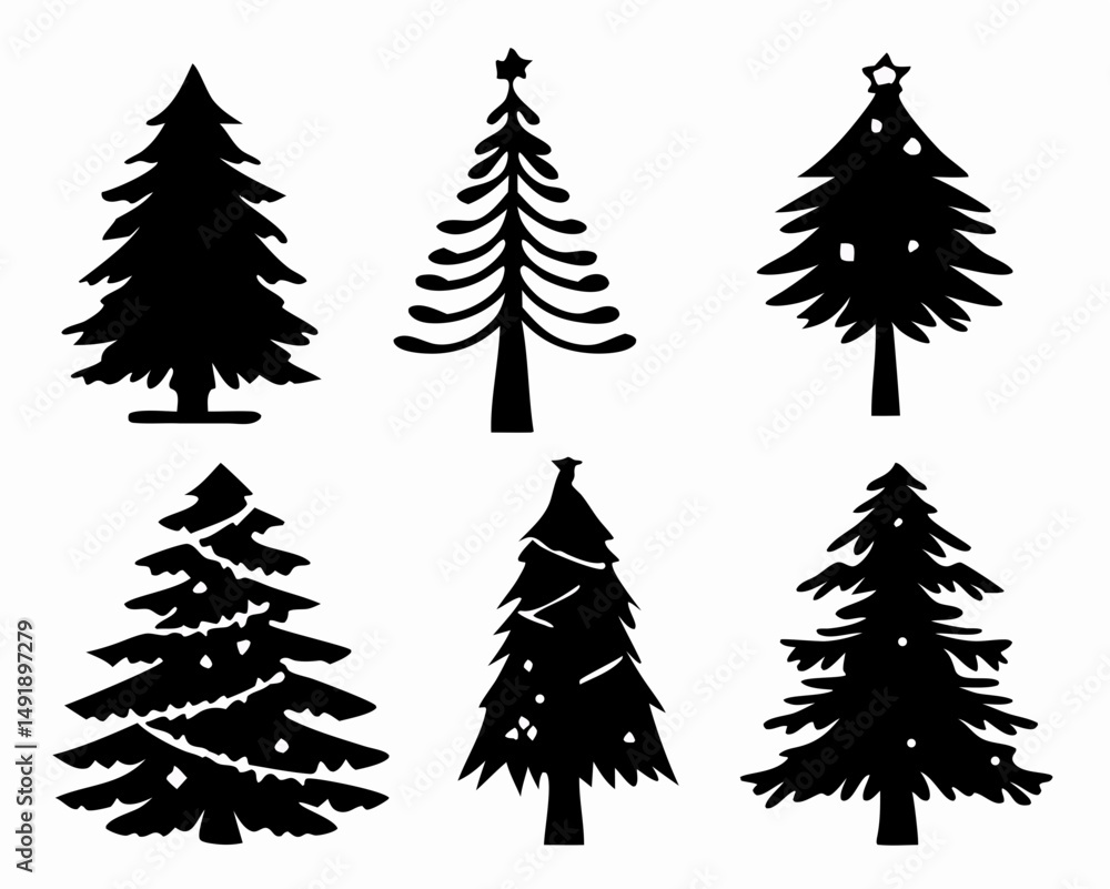Fototapeta premium Christmas Tree Vector