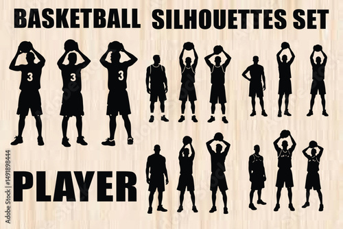 Dynamic Silhouettes of Basketball Stars