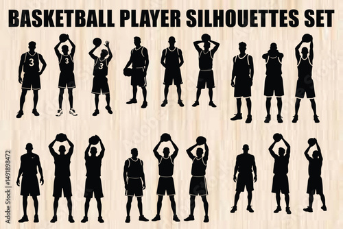Dynamic Silhouettes of Basketball Stars