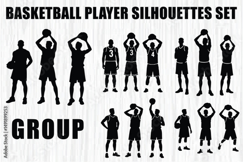 Dynamic Silhouettes of Basketball Stars