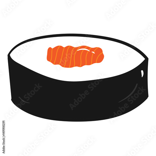 sushi digital illustration