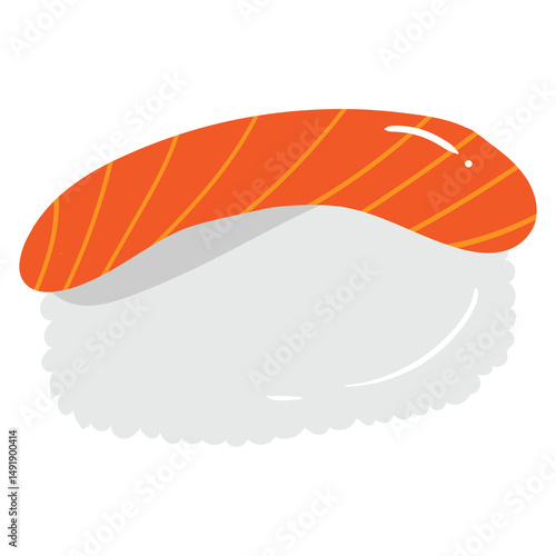 sushi digital illustration