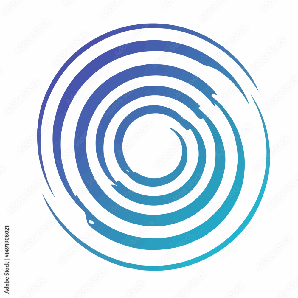 Abstract blue arcs with intricate map-like design on clean white background Abstract blue arcs with intricate map-like design on clean white background