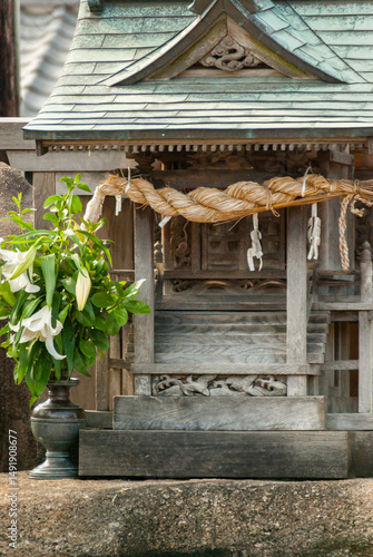 A small shrine in Daiganji temple on the island of Miyajima