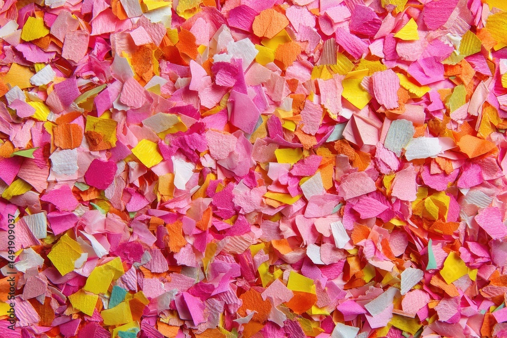 Colorful confetti scattered across a surface (5) Colorful confetti scattered across a surface (5)